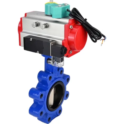 Затвор дисковый DN.ru QT450-304-NBR-2W-Fb-H Ду50 Ру16, пневмопривод SA-083, пневмораспр. 24VDC, МППП-200 D050-89775