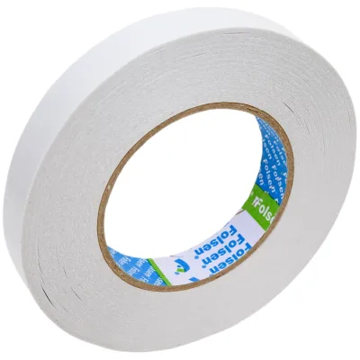 Бумажная двусторонняя лента FOLSEN 19 мм x 50м, Tissue 033385019