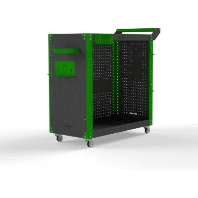 Тележка инструментальная ООО Металекс Metalex Тип 3 800x400x800 мм, 2-е полки, серо-зеленый 118340