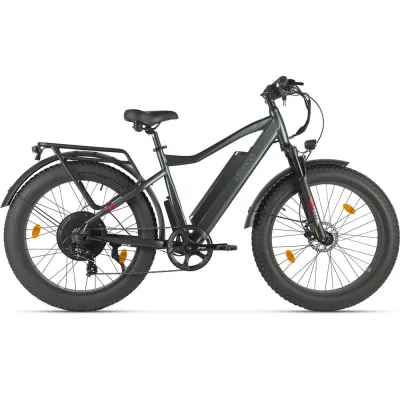 Электровелосипед BigCat Next Черный матовый-3175 Eltreco 026162-3175