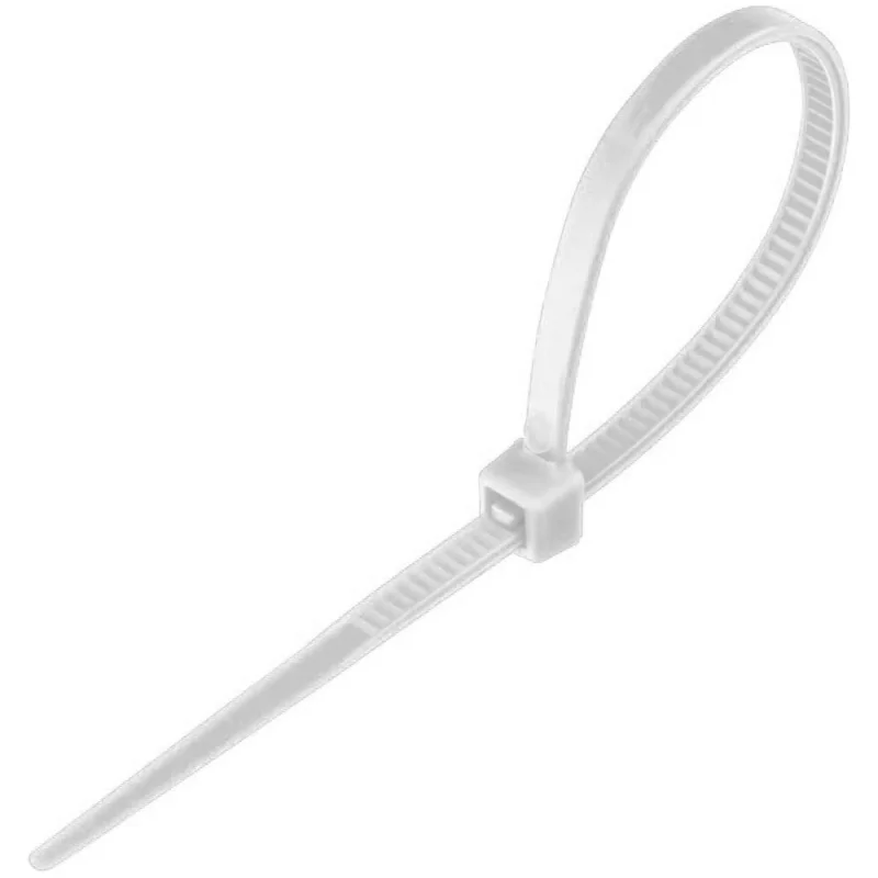 Нейлоновая хомут-стяжка MAXXTER 2.5х100 белый, 100шт LTS25X100-WHITE