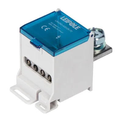 Распределительный блок (коробка) Leipole 400А 690В на DIN-рейку UKK6NB-400/25-70/4x16 5012.107