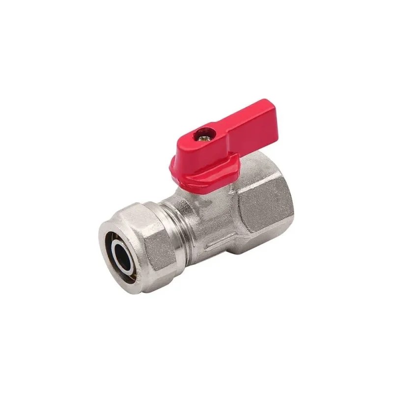 Шаровой кран SMT 1/2"Fх16, для м/п трубы, бабочка 2020N0416-50