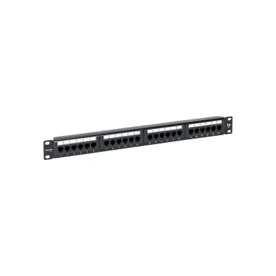 Патч-панель EKF TERACOM PRO 19'' Cat.5E 1U неэкранированная UTP 24 порта RJ-45 Dual IDC TRP-PPNL-5EUTP-1U24