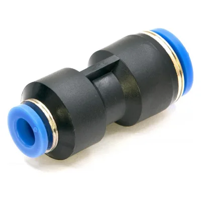Фитинг пневматический цанговый пластиковый прямой переходной HIMPT PG 8-4 00-00008579