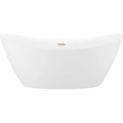 Отдельностоящая акриловая ванна Wellsee Carefree Dove 168x73 см, в наборе 4 в 1 23290104R
