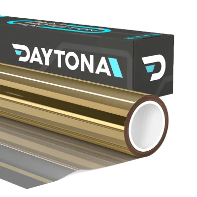 Пленка самоклеящаяся солнцезащитная для окон золотая 0,75х6 м 23% Daytona