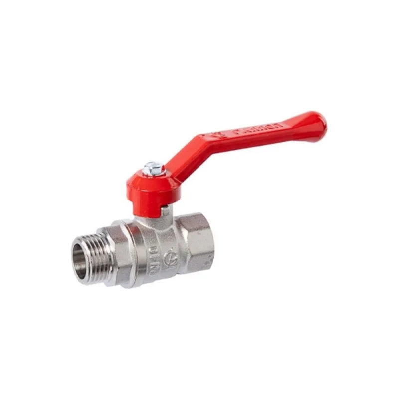 Кран шаровой ГАЛЛОП 1/2'' вн/нар рукоятка 11б27п1 Стандарт 221 никель PN40 550139