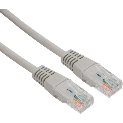 Патч-корд REXANT U/UTP RJ45-RJ45, CAT 5e, LSZH серый, 1 м 18-8002