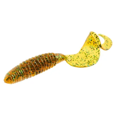 Съедобные искусственные твистеры LUCKY JOHN LJ Pro Series CRUSHER GRUB 3,9in, цвет PA19, 5шт. 140157-PA19