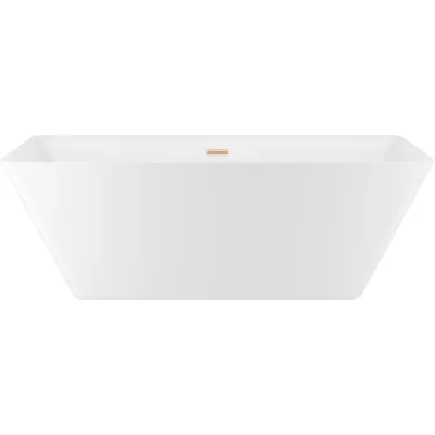 Отдельностоящая акриловая ванна Wellsee Cute Twin S 168x75 см, в наборе 4 в 1 23830104R