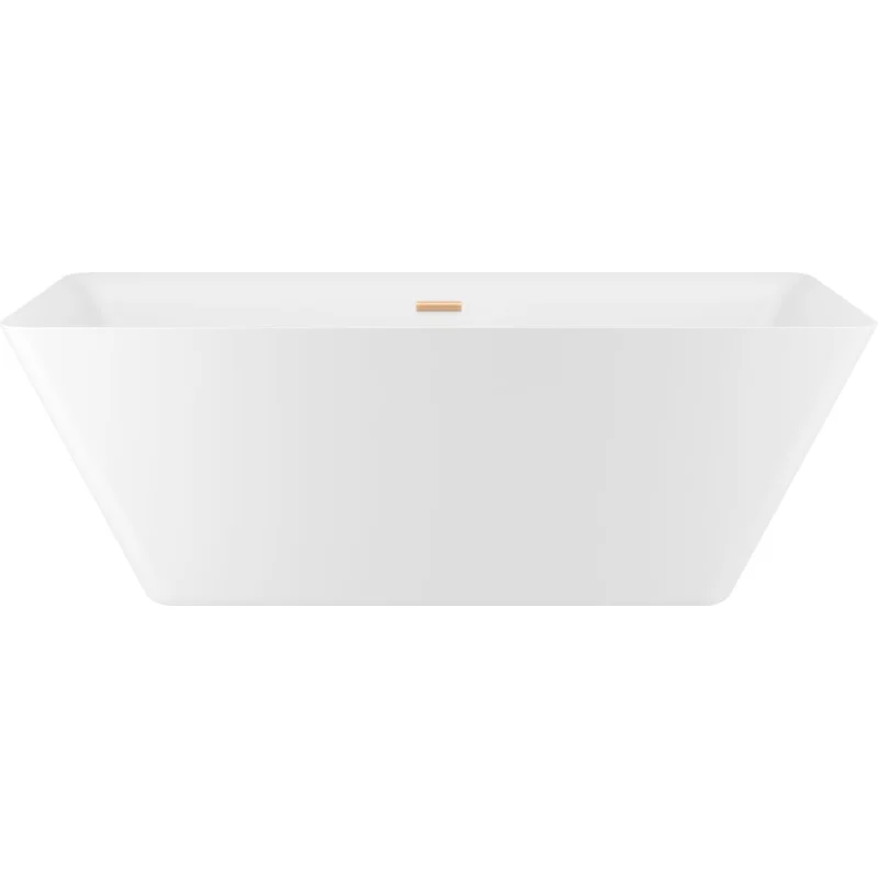 Отдельностоящая акриловая ванна Wellsee Cute Twin S 168x75 см, в наборе 4 в 1 23830104R