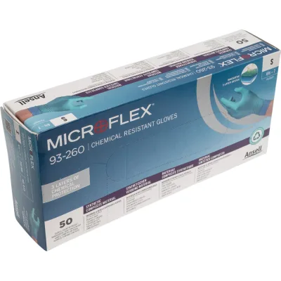Перчатки Ansell Microflex 93-260 , размер 7, 25шт 93-260-7