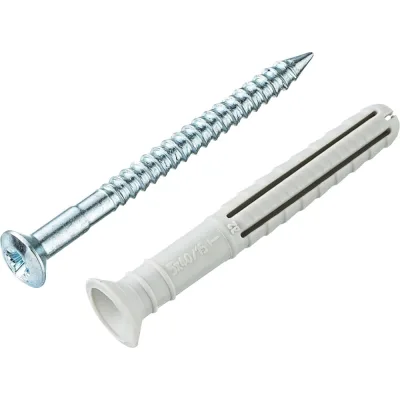 Дюбель-гвоздь Tecfi YZ потайн. манжета, нейлон, 5x40, 100 шт. пакет 148860