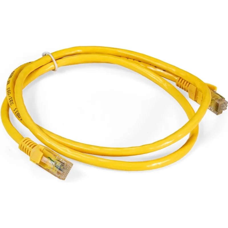 Патч-корд ExeGate UTP-RJ45-RJ45-C6-1M-YL, UTP, cat.6, 1м, желтый 297187