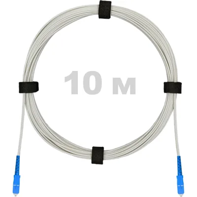 ΠΠ°ΡΡ-ΠΊΠΎΡΠ΄ ΠΎΠΏΡΠΈΡΠ΅ΡΠΊΠΈΠΉ Enginova FTTH Π΄ΠΈΡΠ»Π΅ΠΊΡΡΠΈΠΊ FRP, 657 LSZH 2SC/UPC, Π±Π΅Π»ΡΠΉ 10 ΠΌ ENG-FTTH-FRP-2SCU-10-WT