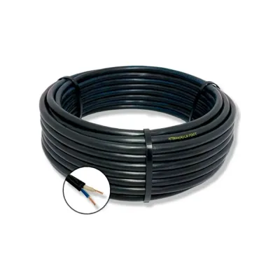 Кабель ПРОВОДНИК кгввнг(a)-ls 2x0.75 мм2, гибкий, 2м OZ62053L2