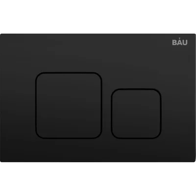Кнопка смыва Bauedge BAU Soul для инсталляции, черная матовая Q00015