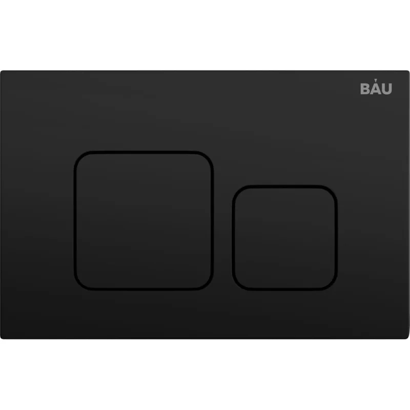 Кнопка смыва Bauedge BAU Soul для инсталляции, черная матовая Q00015