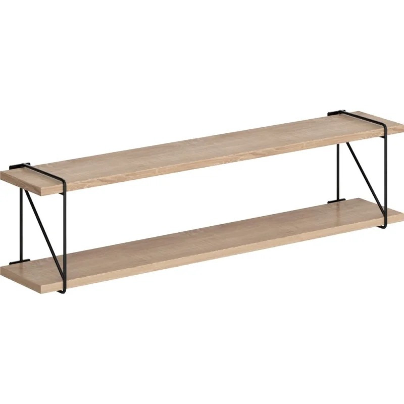 Полка SKYLAND SH3-ROD с полкодержателями дуб сонома светлый 860x166x214 COFFEE 00-07067672