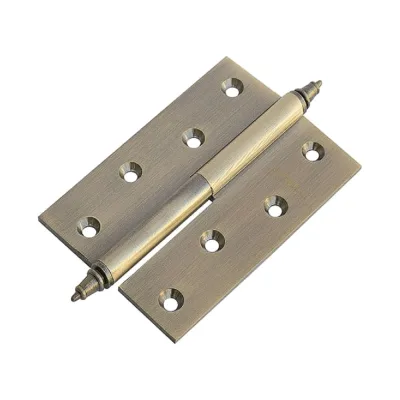 Латунная петля с коронкой MORELLI MB 100x70x3 AB L C -N левая, античная бронза 9010226