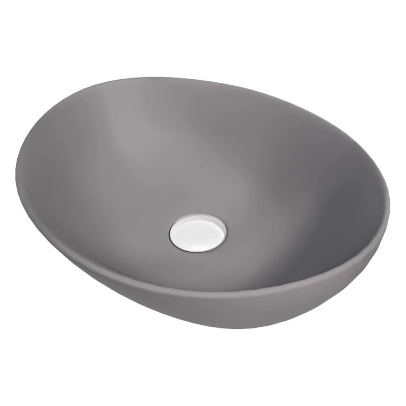 Накладная раковина Teymi Lori 40 графит матовый T50493 ЦБ-00269579
