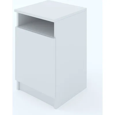 Прикроватная тумба ФЕЛИКС МАРКЕТПЛЕЙС МКП-ТМК35x35Д1-В1-1068 белый шагрень ПК-МКП-ТМК35Х35Д1-В1-1068