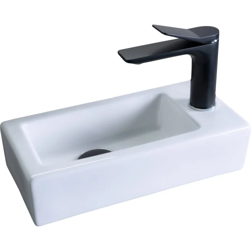 Раковина Gid N9272L подвесная белая 36.5x18x9 61105L