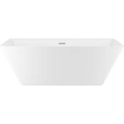 Отдельностоящая акриловая ванна Wellsee Cute Twin S 168x75 см, в наборе 4 в 1 23830101R