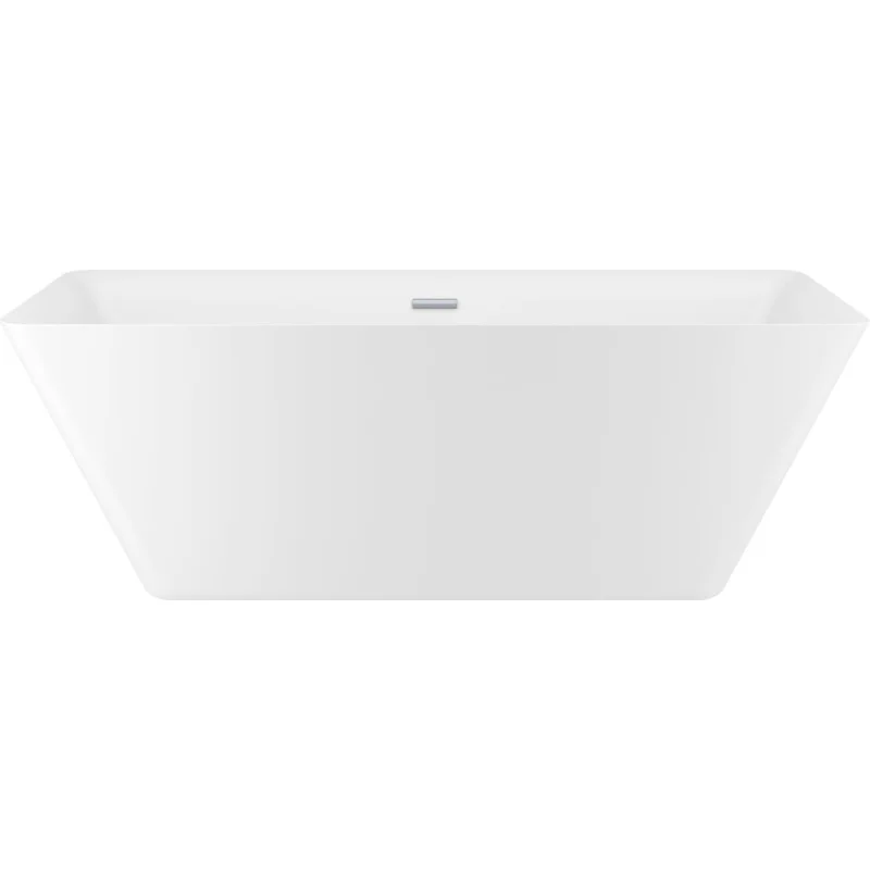Отдельностоящая акриловая ванна Wellsee Cute Twin S 168x75 см, в наборе 4 в 1 23830101R