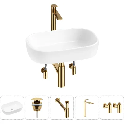 Накладная раковина для ванной Lavinia Boho комнаты Bathroom Sink в наборе 5 в 1 20217469R