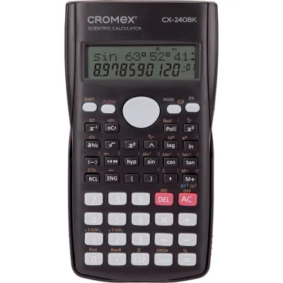 ΠΠ°Π»ΡΠΊΡΠ»ΡΡΠΎΡ ΠΈΠ½ΠΆΠ΅Π½Π΅ΡΠ½ΡΠΉ Cromex Π‘X-240BK (155Ρ
80 ΠΌΠΌ), 240 ΡΡΠ½ΠΊΡΠΈΠΉ, 10+2 ΡΠ°Π·ΡΡΠ΄ΠΎΠ², ΡΠ΅ΡΠ½ΡΠΉ, 273832
