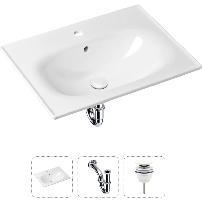 Врезная раковина для ванной Lavinia Boho Bathroom Sink в комплекте 3 в 4 20217598R