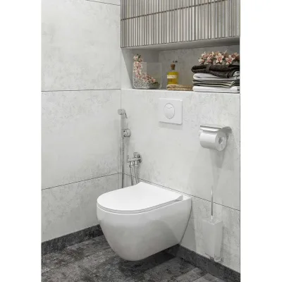 Унитаз Gesso Деймос HOME De Luxe с сиденьем микролифт, комплект крепежей для подвесного унитаза 9 021 118