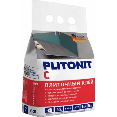 Клей PLITONIT С-5 для плитки по сложным основаниям, класс С2ТЕ 5004