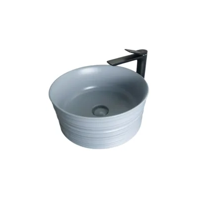 Раковина Gid Gm969 накладная, серая матовая, 41x41x18 53335