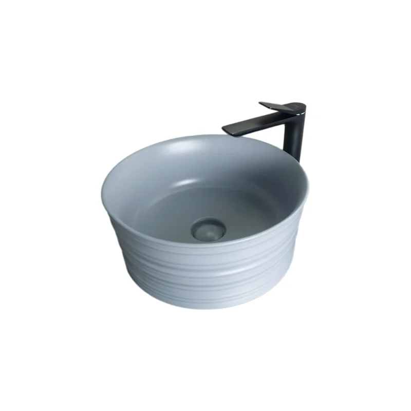 Раковина Gid Gm969 накладная, серая матовая, 41x41x18 53335
