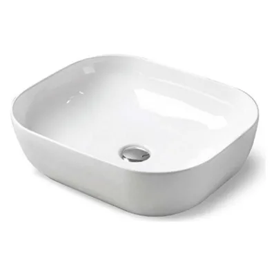 Керамическая раковина VINCEA 500x400x140, накладная, цвет белый VBS-101