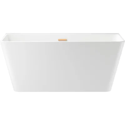 Отдельностоящая акриловая ванна Wellsee Graceful Pro 140x74 см в наборе 4 в 1 230901004