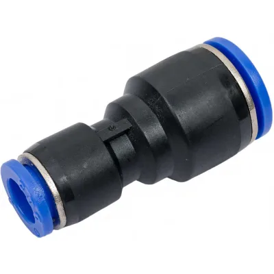 Фитинг прямой переходной пластиковый 12 мм на 8 мм CDC Pneumatics PG 1208N