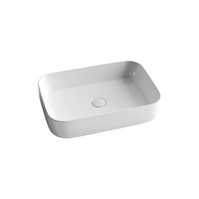 Накладной умывальник чаша Ceramicanova Element прямоугольная, 600х420х140 мм CN5004