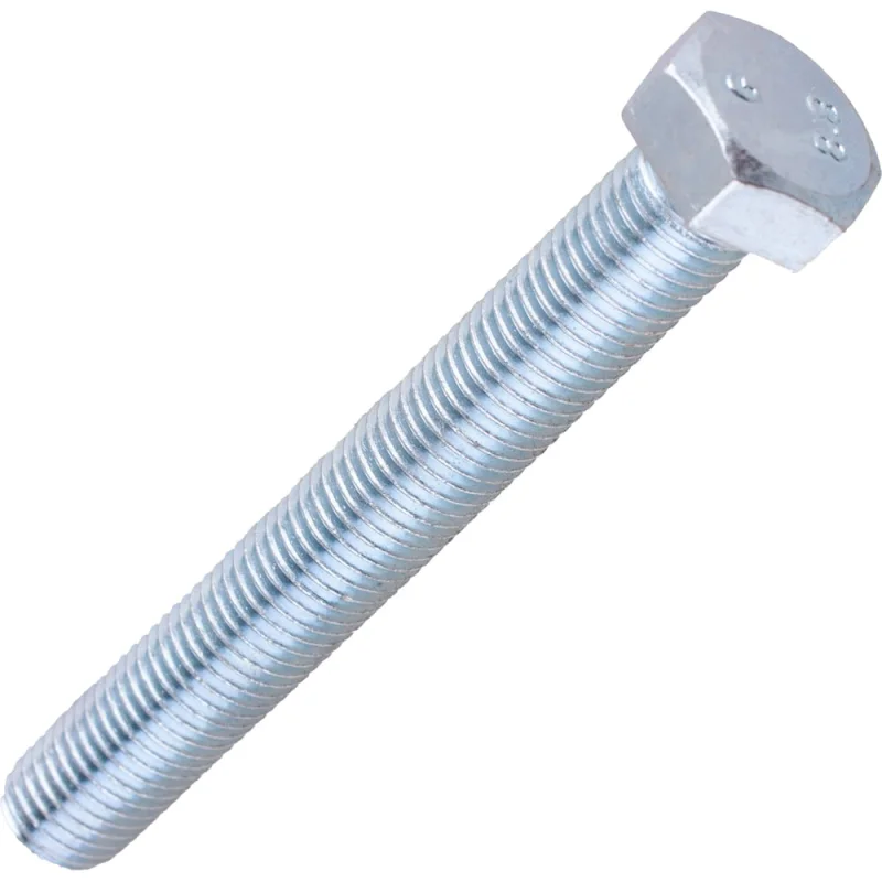 Болт Стройбат DIN 933 М20x120, белый цинк 5 шт, 624360
