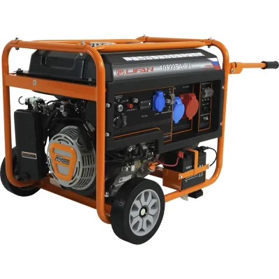 Генератор LIFAN 10500EA-3U с датчиком моточасов (с мощн. без огранич. при 1-но и 3-х фазном режиме) 00-00160714