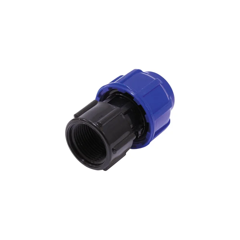 Компрессионная муфта внутренняя резьба TEBO ПНД 40x1.1/4" T-ПНД.М.4.40-114.CN