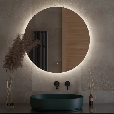 Зеркало DEFESTO с LED-подсветкой 25W Ø80 cm Сенсорный выключатель, Нейтральный белый свет OPTI DF 2845S