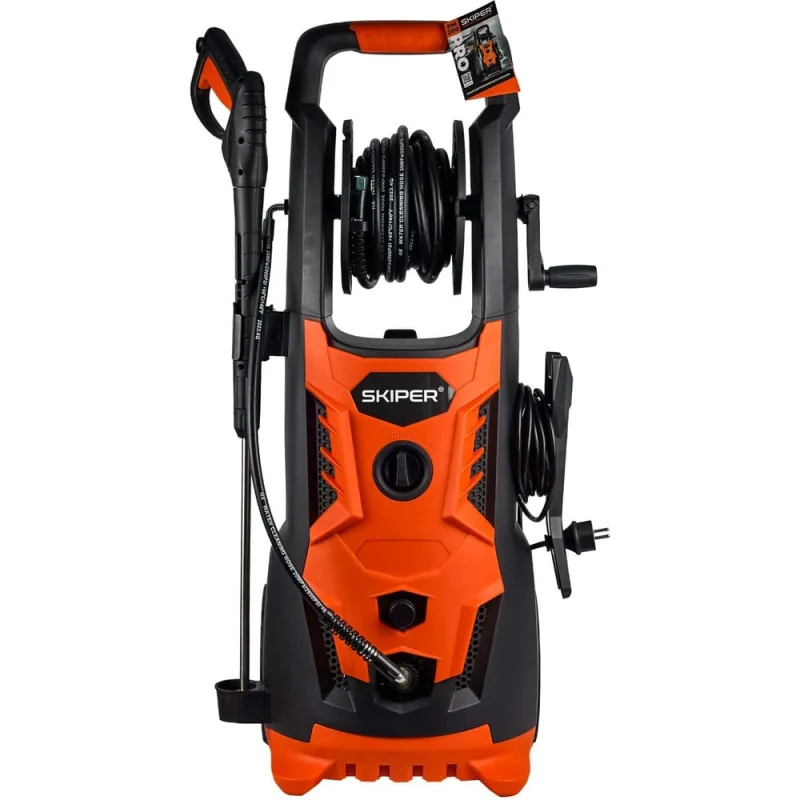 Мойка высокого давления SKIPER PM-200 PRO (2700Вт; 200Бар; 8м шланг; катушка; 19,5кг; бесщ.дв;щётка) 00-00024447