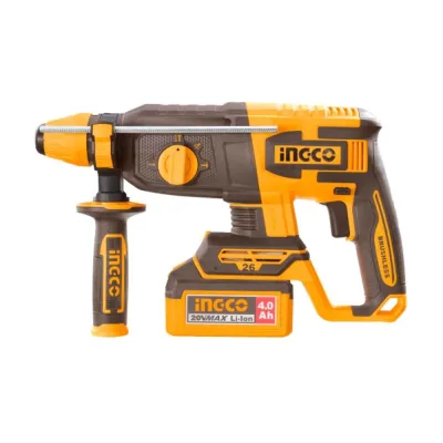 Перфоратор INGCO SDS+, 2,5Дж, акк, б/щ, P20S(20В) CRHLI26208