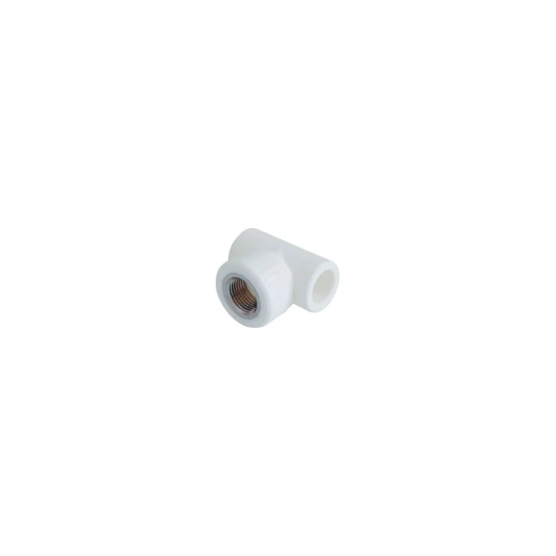 Белый тройник Imperial ф 20-3/4 внут.-20 полипропиленовый PPR 40-311