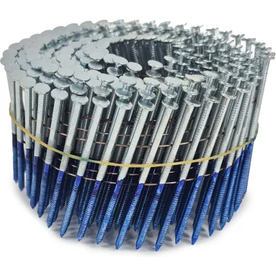 Строительные барабанные гвозди Finka 2.8х70 Ring NK цинк, 3000шт CN-2870NK-R