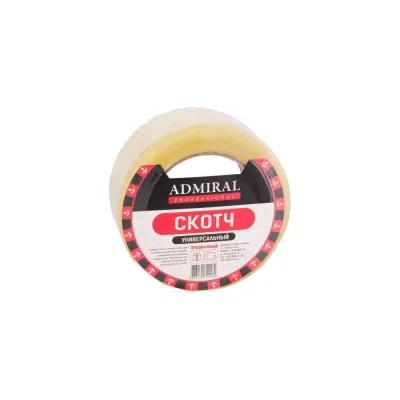 Скотч ADMIRAL STARS прозрачный 48мм х 100м 40мкм 54390463